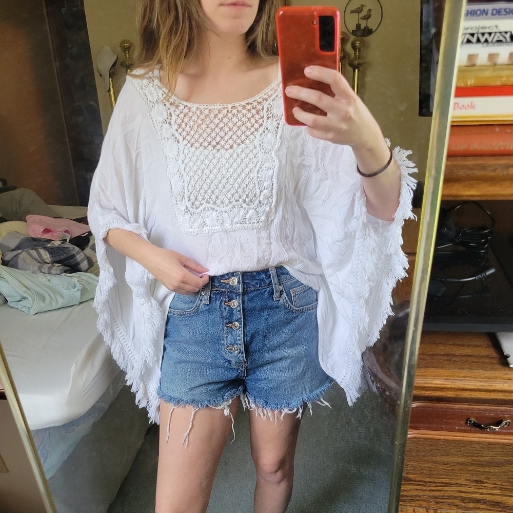 Forever 21 Boho fringe top